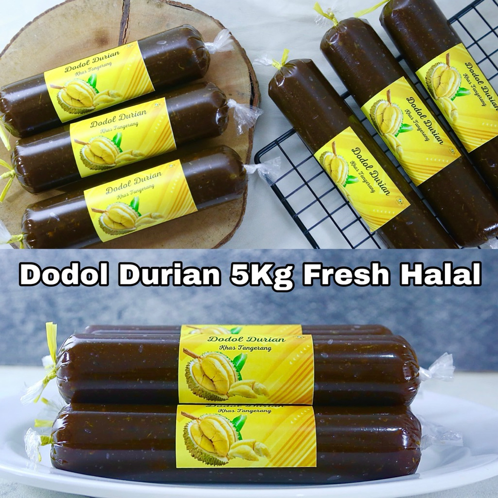 

HEMAT!! Dodol Durian 5kg Khas Tangerang Fresh Legit Halal