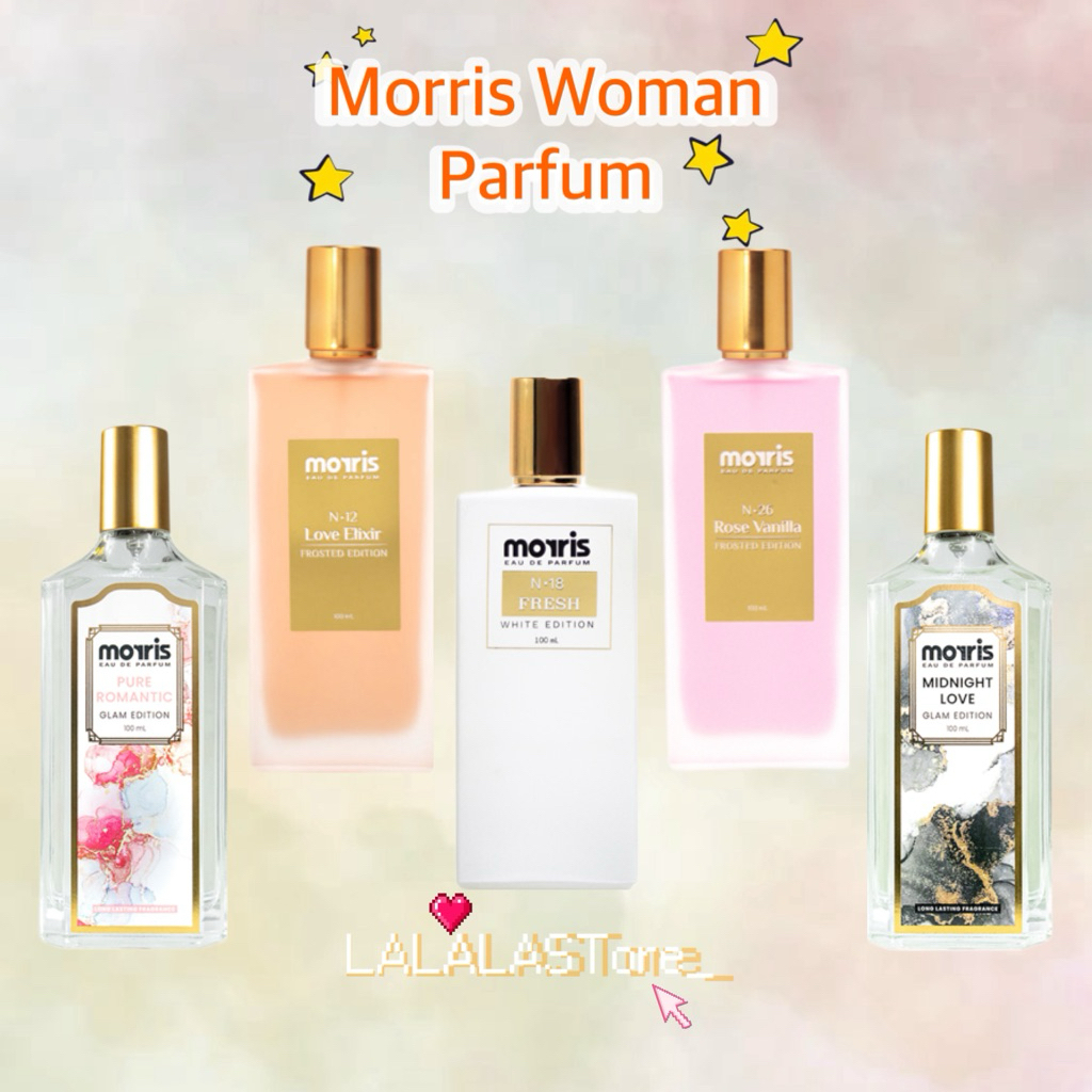 Morris White Edition Eau De Parfum Fresh 100 ml | Morris EDP Frosted Edition LOVE ELIXIR | Morris Ea