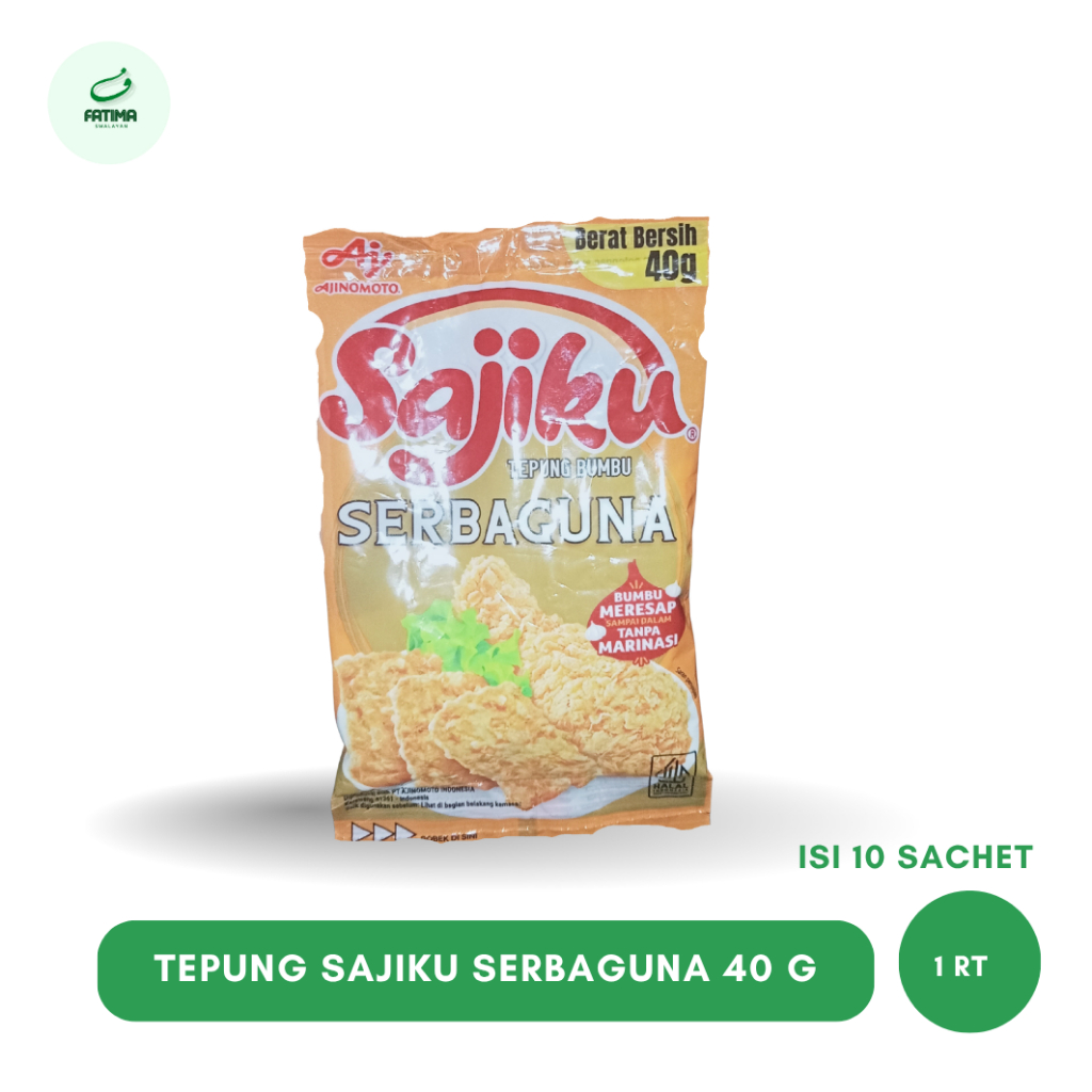 

SAJIKU TEPUNG BUMBU SERBAGUNA 40GR / TEPUNG BUMBU SERBAGUNA
