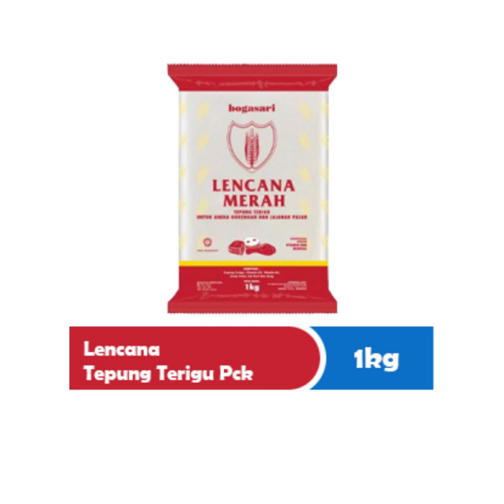 

Bogasari Lencana Merah Tepung Terigu 1 kg – Untuk Aneka Gorengan & Jajanan Pasar