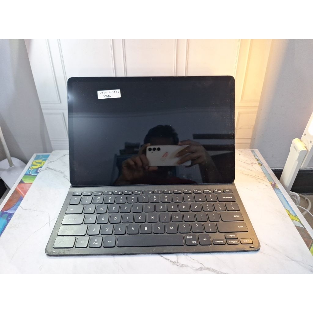 Samsung Galaxy Tab S7 Fe 5G Ram 6Gb Rom 128Gb Plus Keyboard Resmi sein Batangan Cek Deskripsi