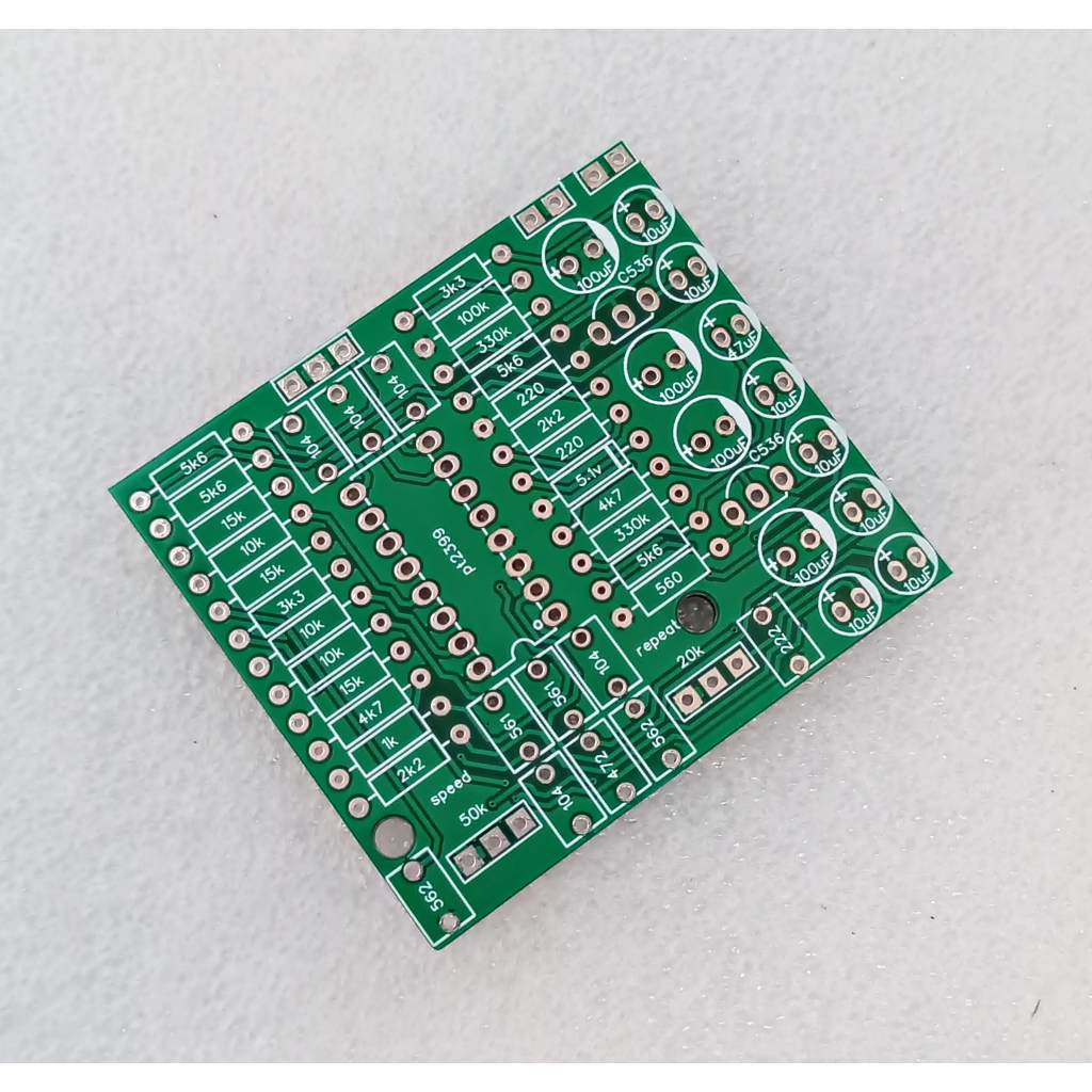 PCB Echo PT2399 Pre Amp Mic
