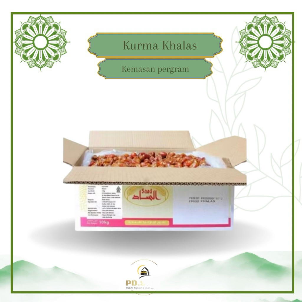 

Kurma Khalas /Kurma arab premium-1Okg | Oleh oleh haji dan umroh