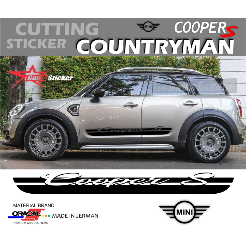 Mini Cooper Sticker Pintu car Mini Countryman F60