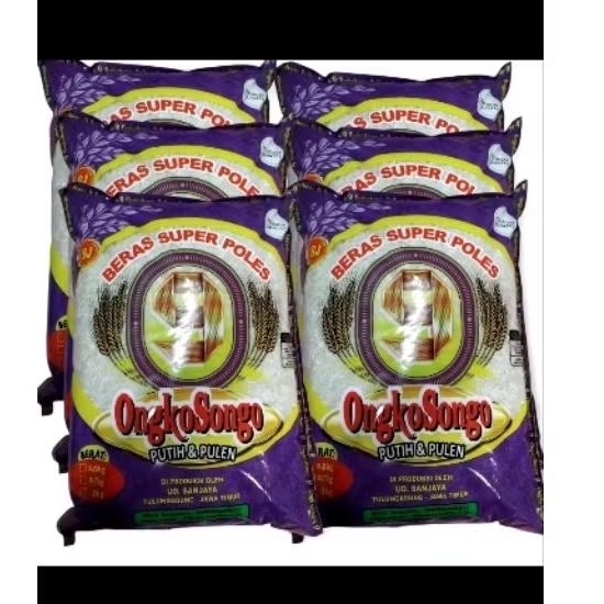 

beras , nutrisi cap ongko songgo kemasan 3 kg