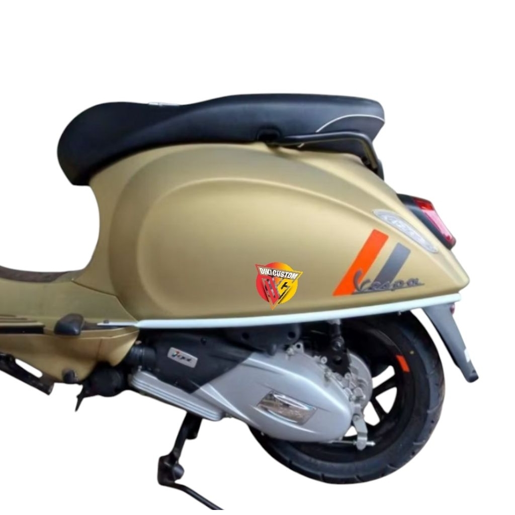 side bar vespa sprint Primavera iget pelindung body minimalis / aksesoris vespa