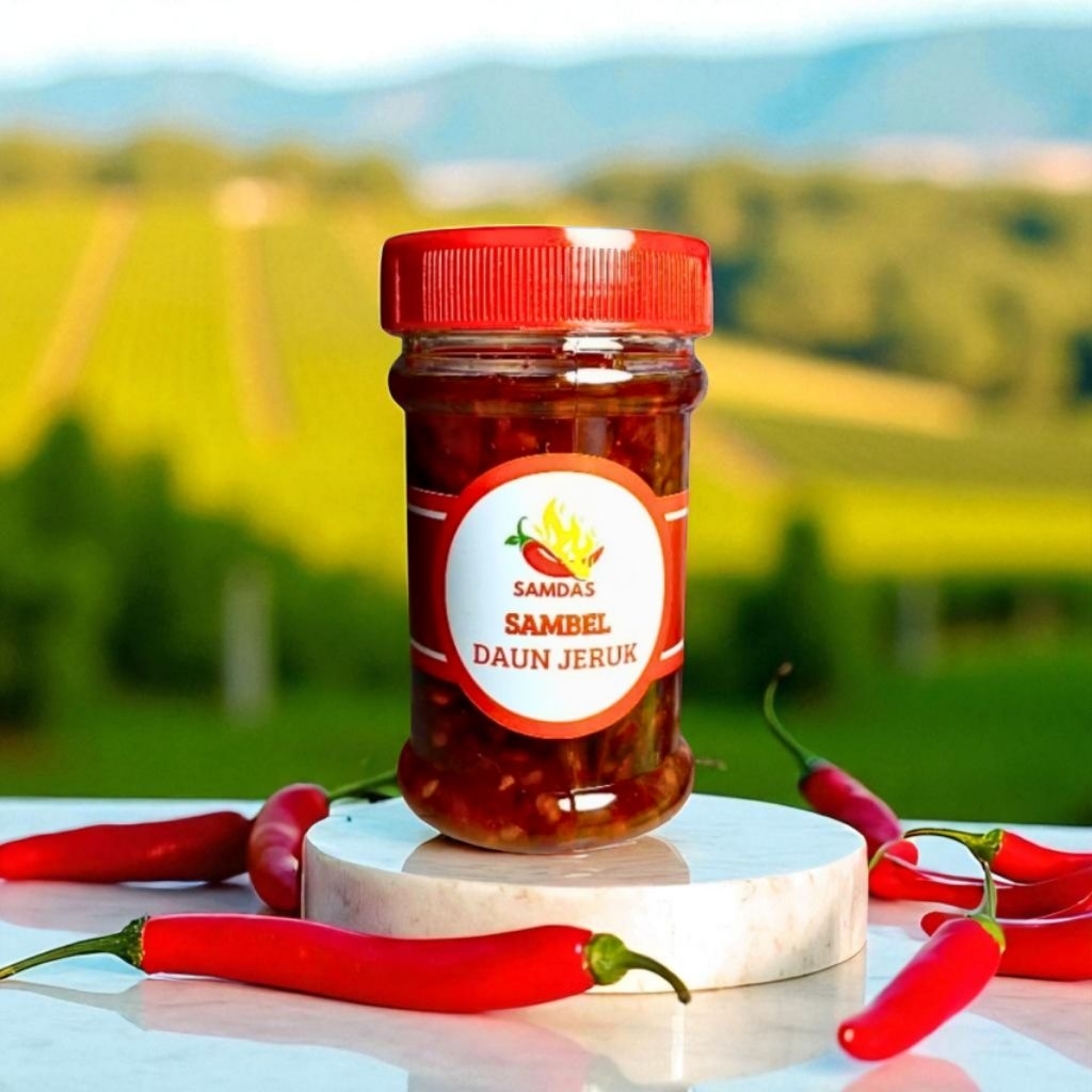 

Sambel Daun Jeruk Tanpa Pengawet Berat 125 Gram Rasa Lezat