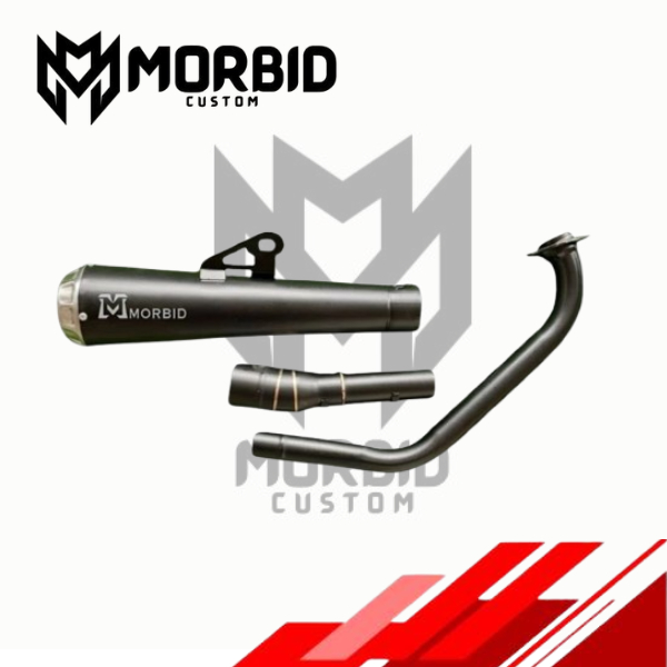 knalpot xsr 155 underbelly morbid - knalpot underbelly xsr 155 full sistem