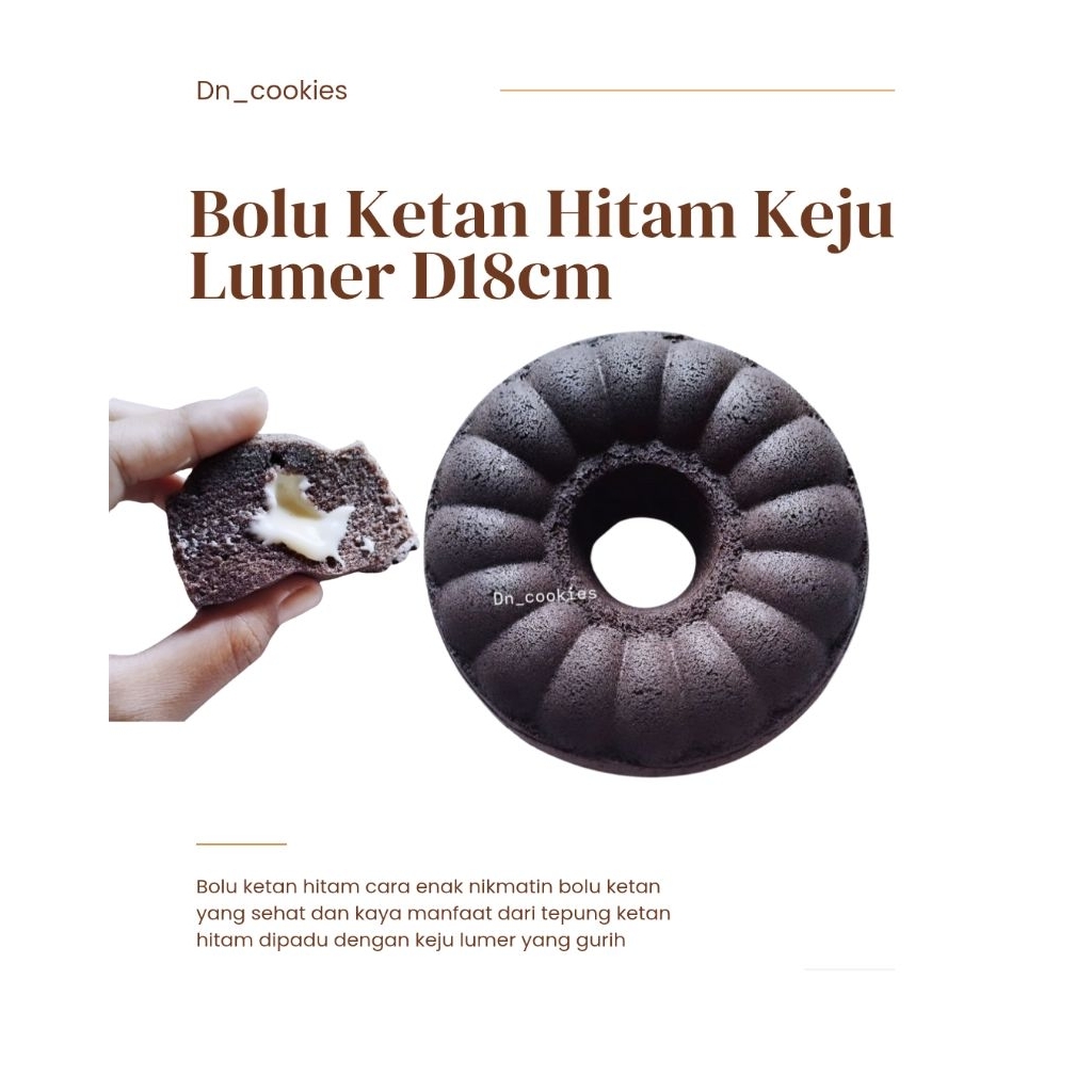 

Bolu Ketan Hitam Keju Lumer