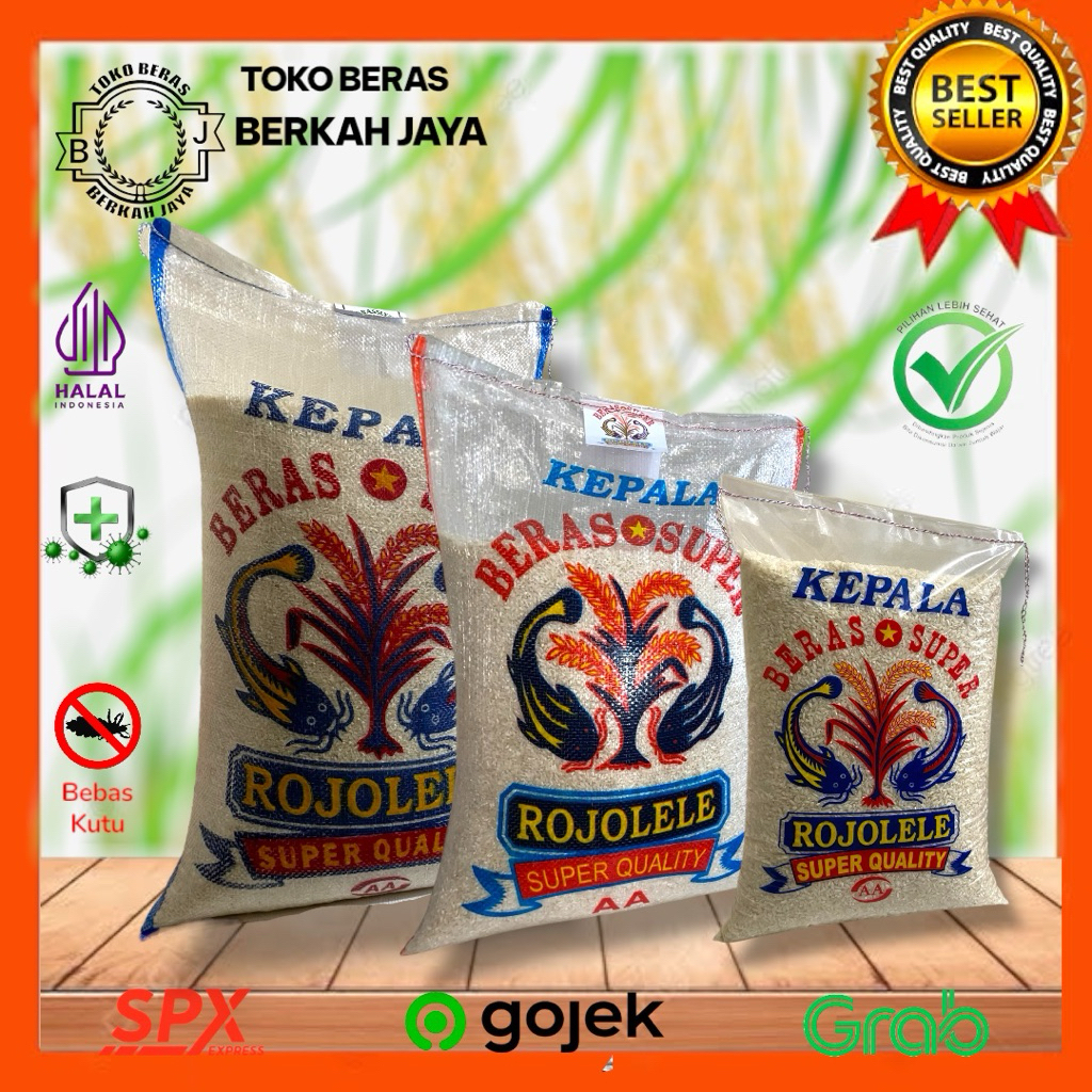 

Beras SLYP Super Rojolele 20kg 10kg 5kg