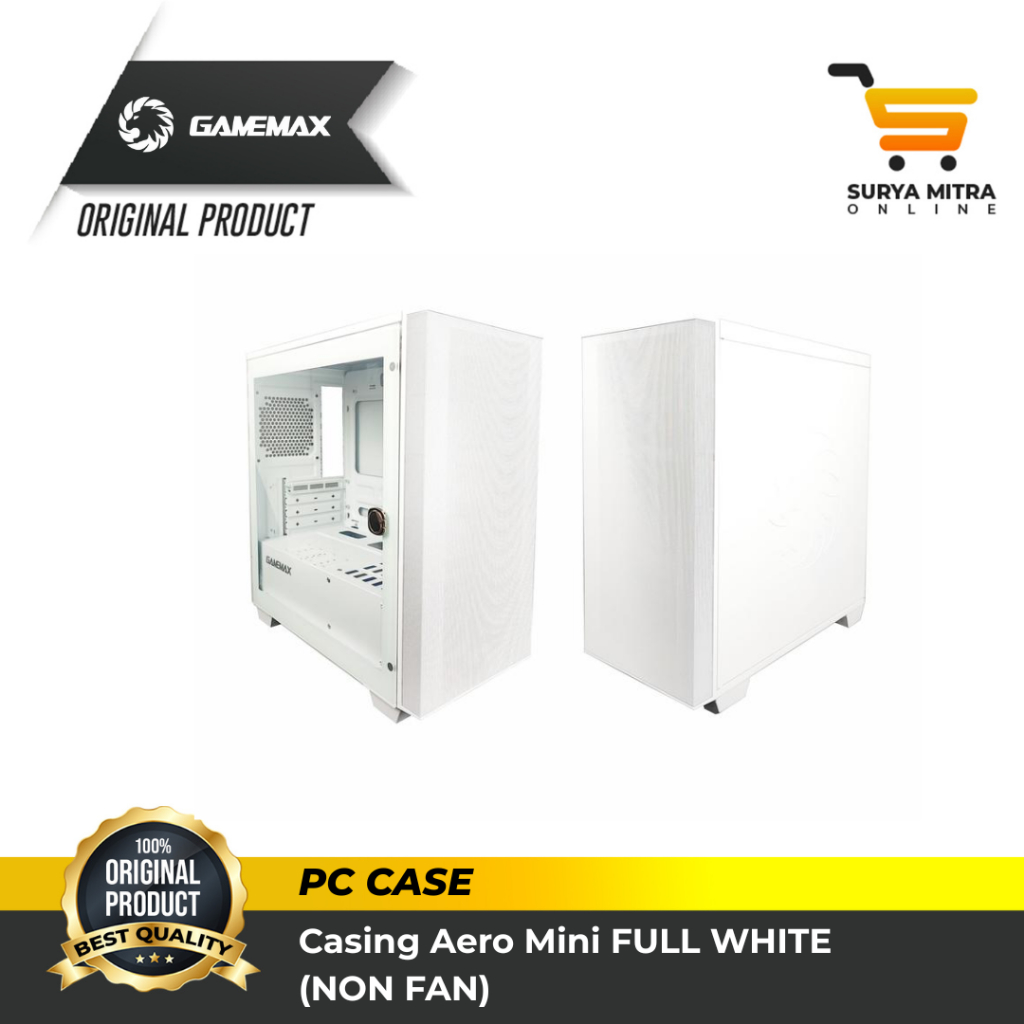 Gamemax Aero Mini White Micro ATX Gaming PC case