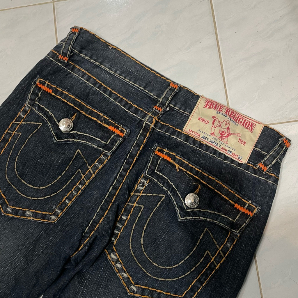 Celana Panjang Jeans Pria True Religion Second Preloved Bekas Branded Original