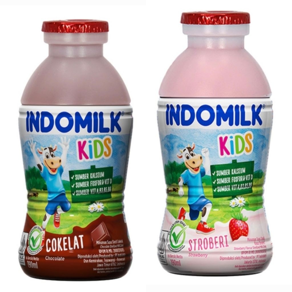 

Indomilk Susu Cair Botol Susu Anak 190 ml