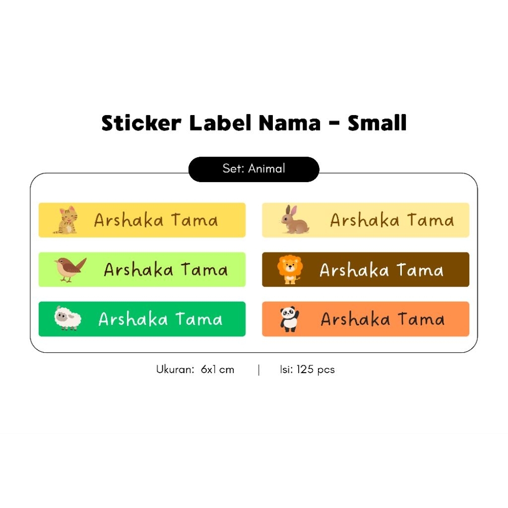 

Sticker Label Nama Anak Minimalis Estetik