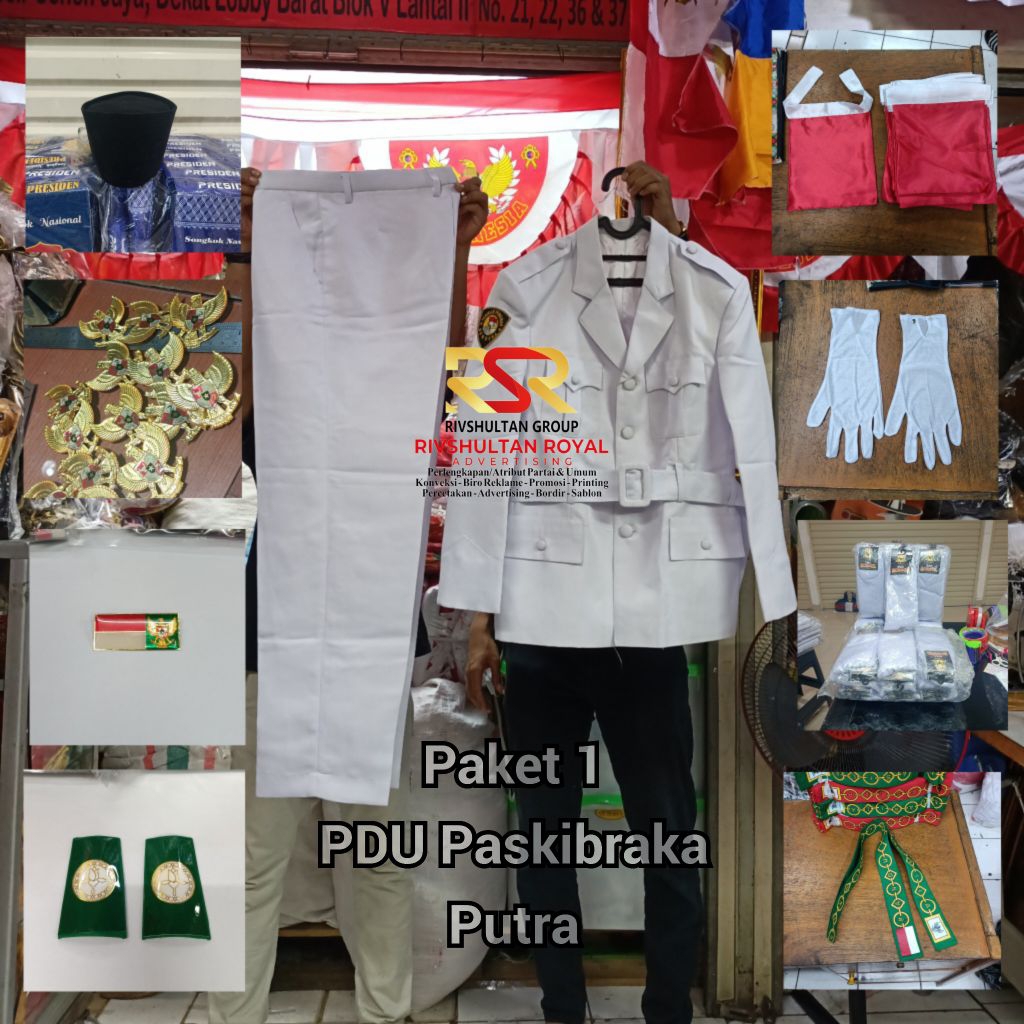 

Paket PDU Paskibraka Seragam PDU Paskibraka Setelan PDU Paskibra Bahan Merina Full Furing Ready Stock Berkualitas
