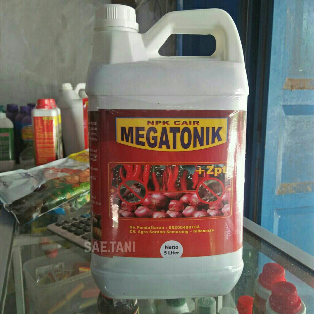Pupuk Npk Cair Megatonik 5 Liter / Lebih Hemat