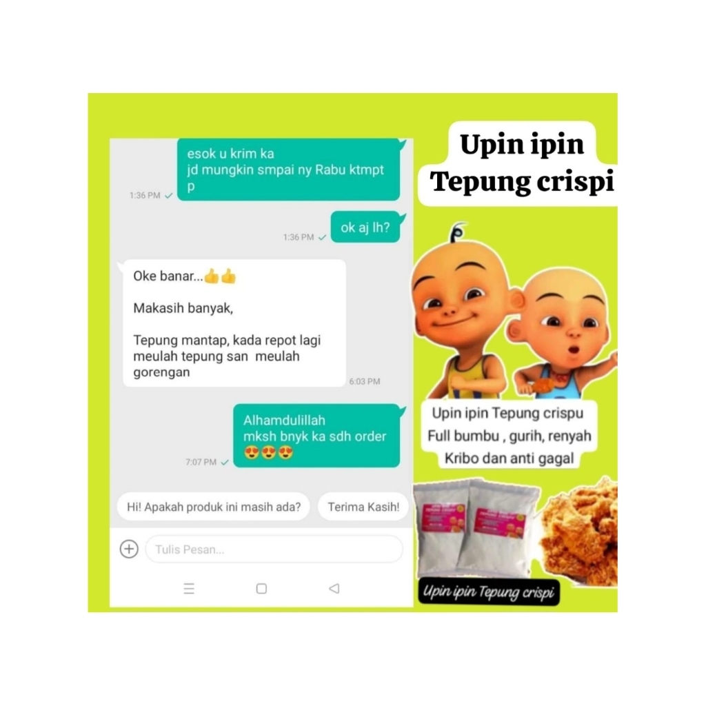 

Tepungcrispyupinipin