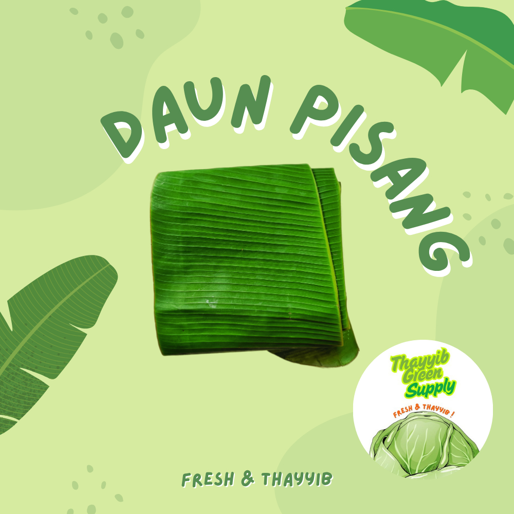 

DAUN PISANG 1 IKAT - THAYYIB GREEN SUPPLY