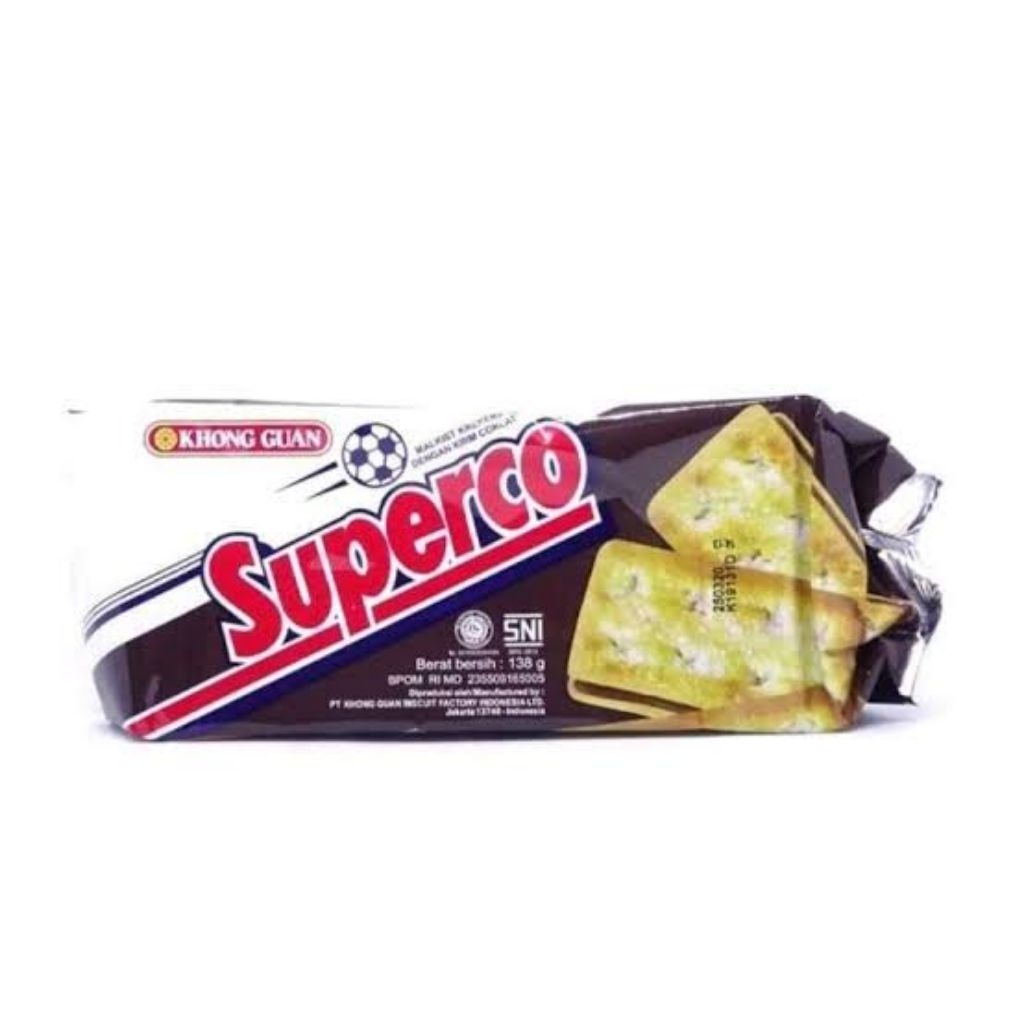 

Khong Guan Superco 138 gr / Khongguan Biskuit Superco / Biskuit coklat