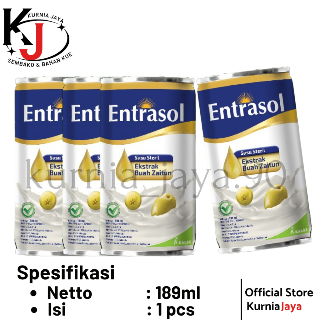 

[ ENTRASOL ] Susu Steril 189ml