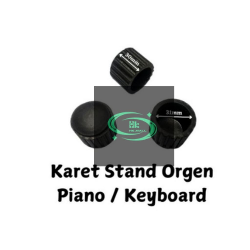 Karet Kaki Orgen / Keyboard / Piano Pendek
