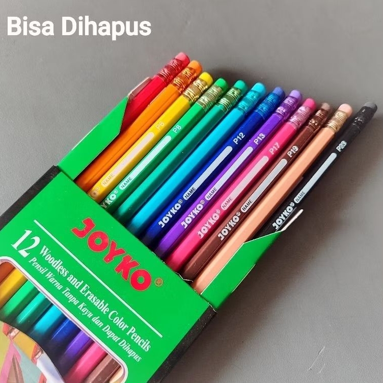 

Pensil Warna Joyko 12 Panjang CP-109 ( BISA DIHAPUS )