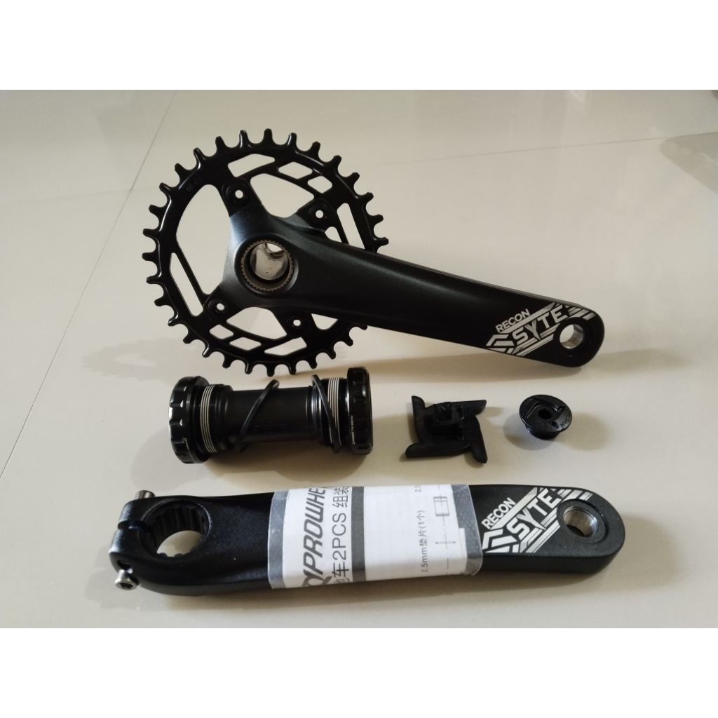 crankset mtb crank syte recon komplit +BB HT2