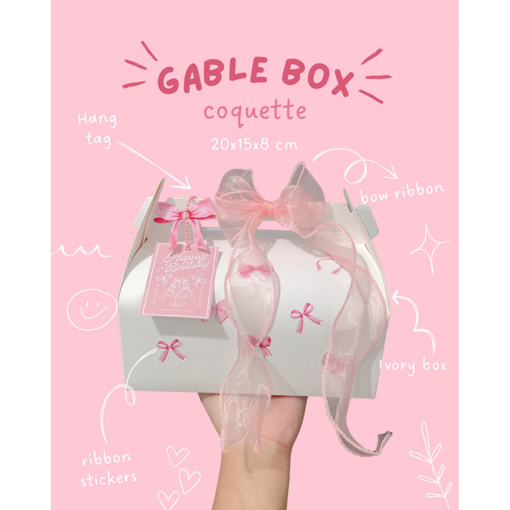 

Gable Box Kotak Hampers Coquette