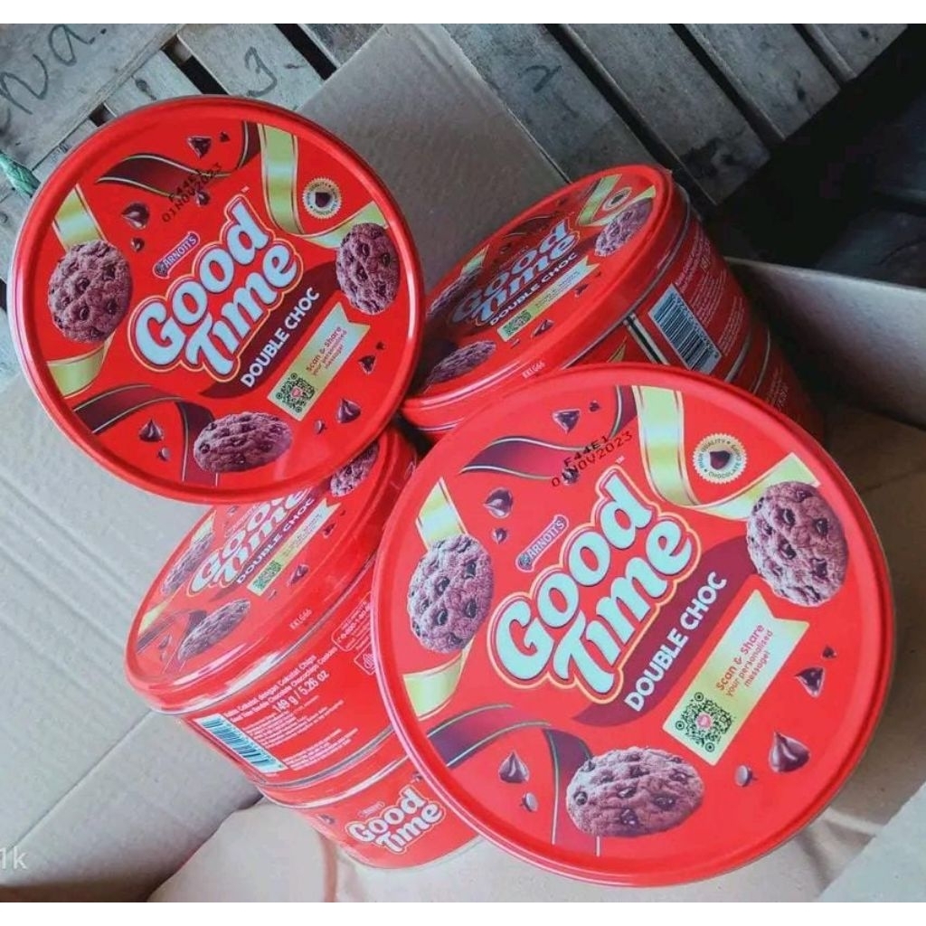 

Good time double choco kaleng
