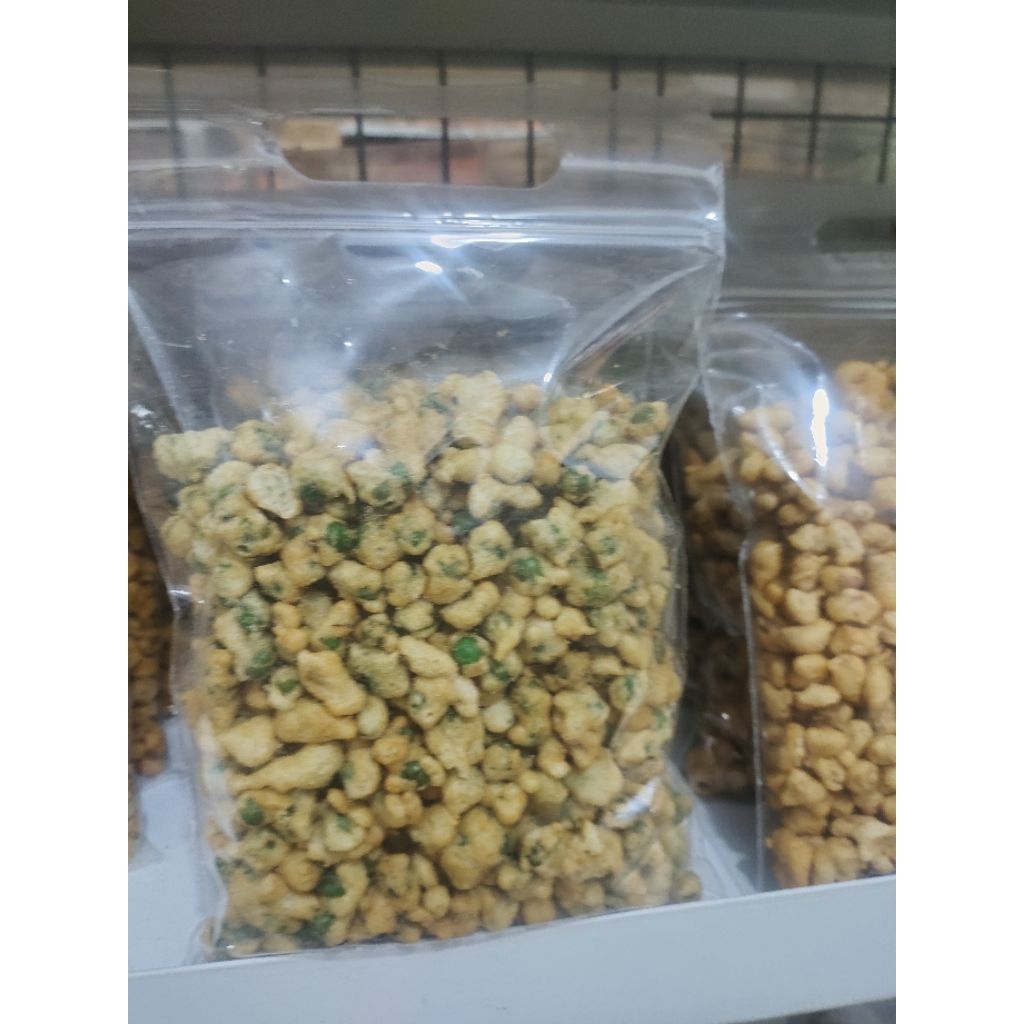 

polong tepung /kacang polong berbalur tepung gurih/polong ijo bertepung