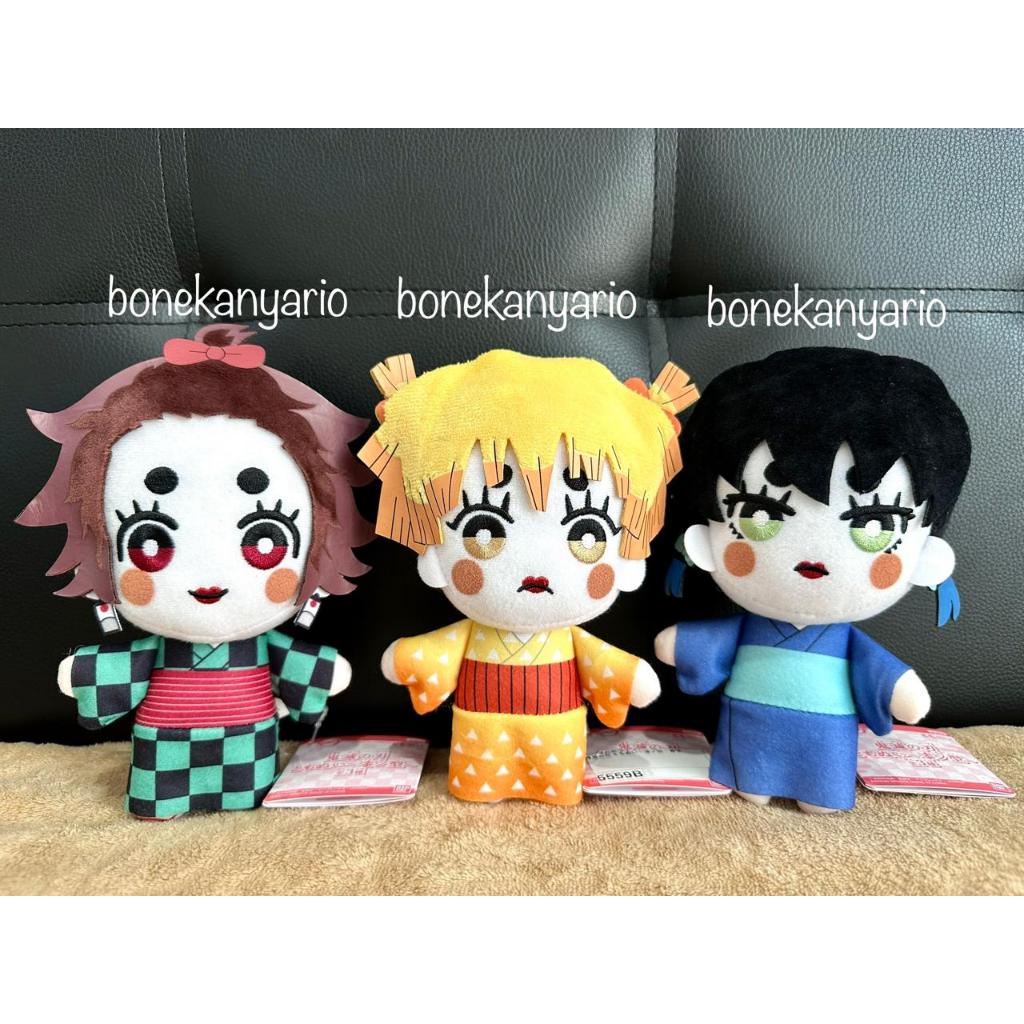 Boneka Demon Slayer Zenko Inoko Sumiko Chan Tomonui Plush Original Banpresto Jepang Tanjiro Kamado Z