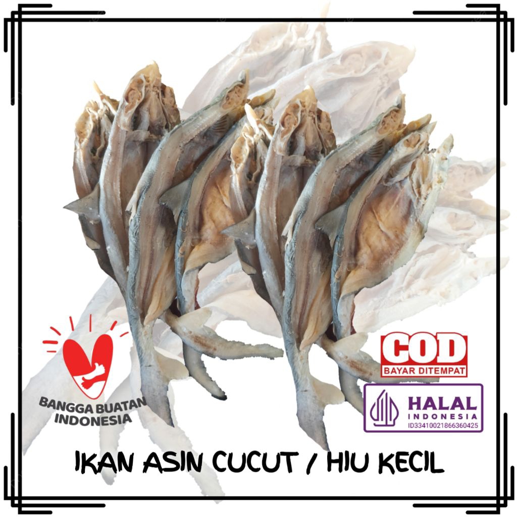 IKAN ASIN CUCUT / HIU KECIL KERING ISI 1KG
