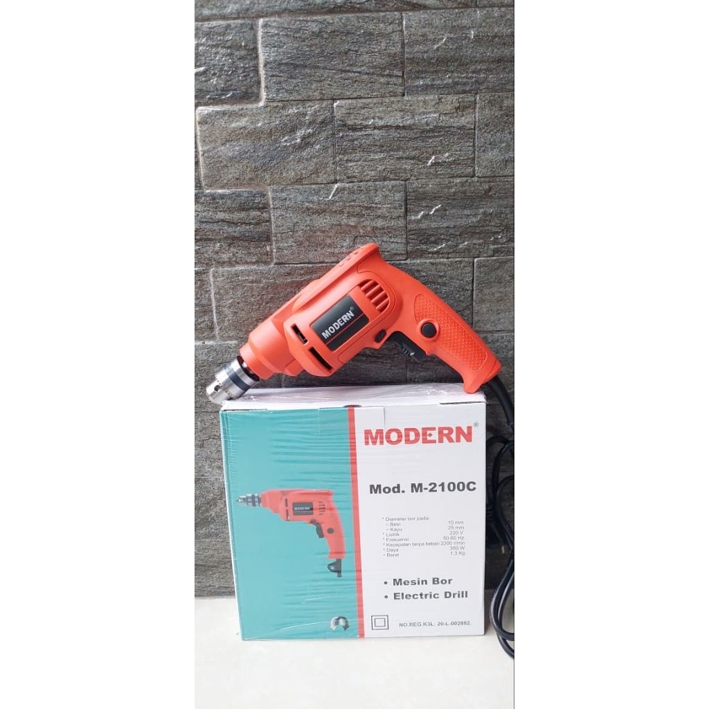 Mesin Bor Listrik MODERN M 2100 C ORIGINAL Multifungsi