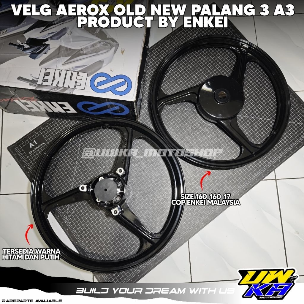 velg aerox old new palang 3 17inc  batang A3 ENKEI