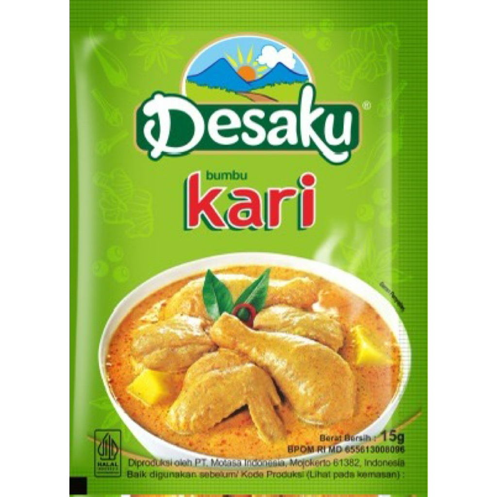 

DESAKU BUBUK KARI 1 PCS BUMBU MASAK INSTAN