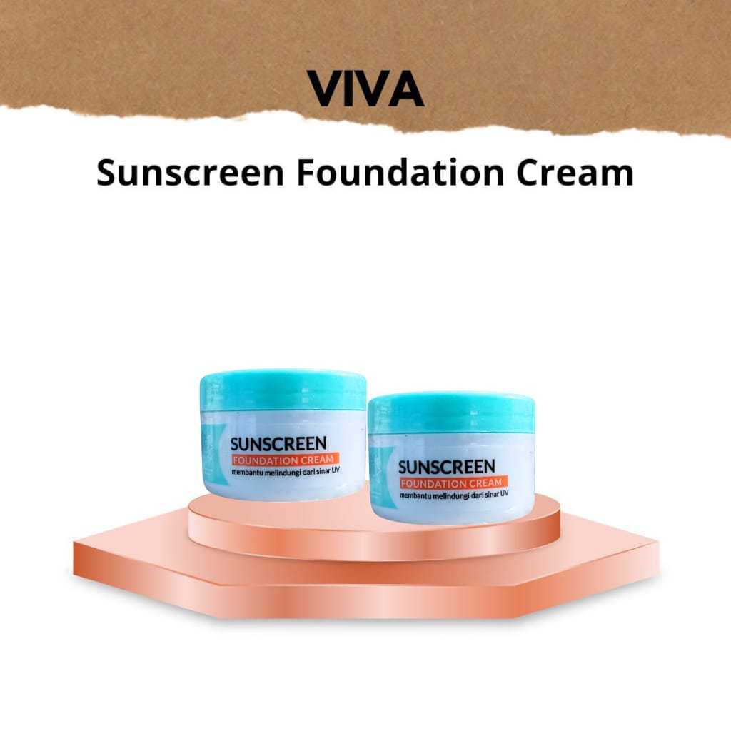 Viva Sunscreen Foundation Cream 22gr - Tabir Surya