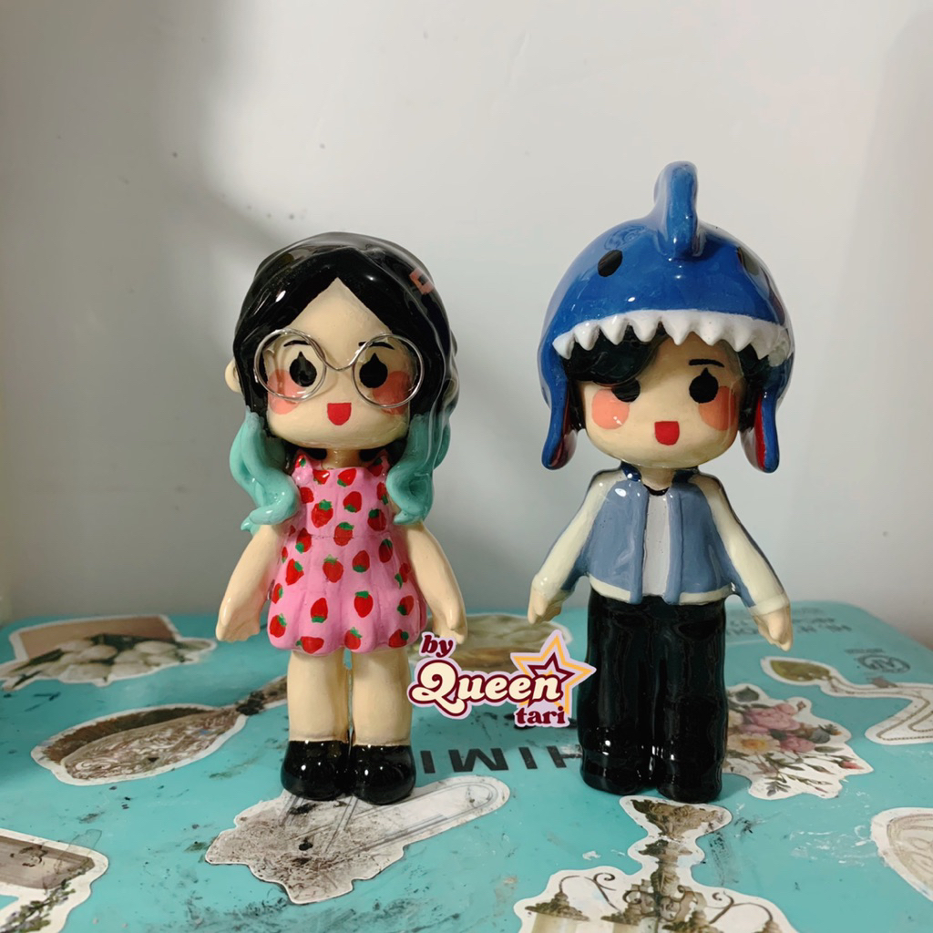 [OPEN PO] Custom Clay Figure | Clay Doll | Boneka Clay | Custom Figure