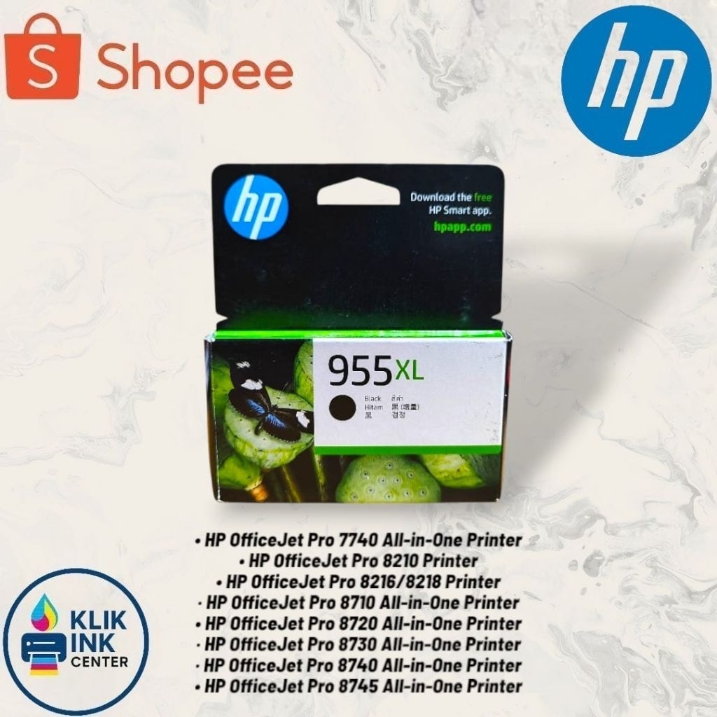 Tinta Hp 955XL / Tinta Cartridge Hp 955XL Black Original