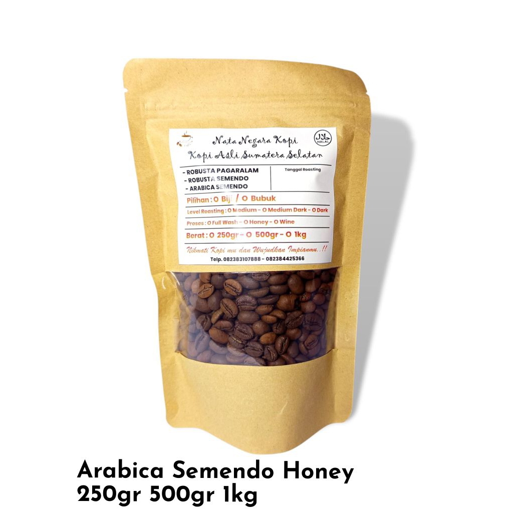 

Arabica Semendo Honey 250 gram