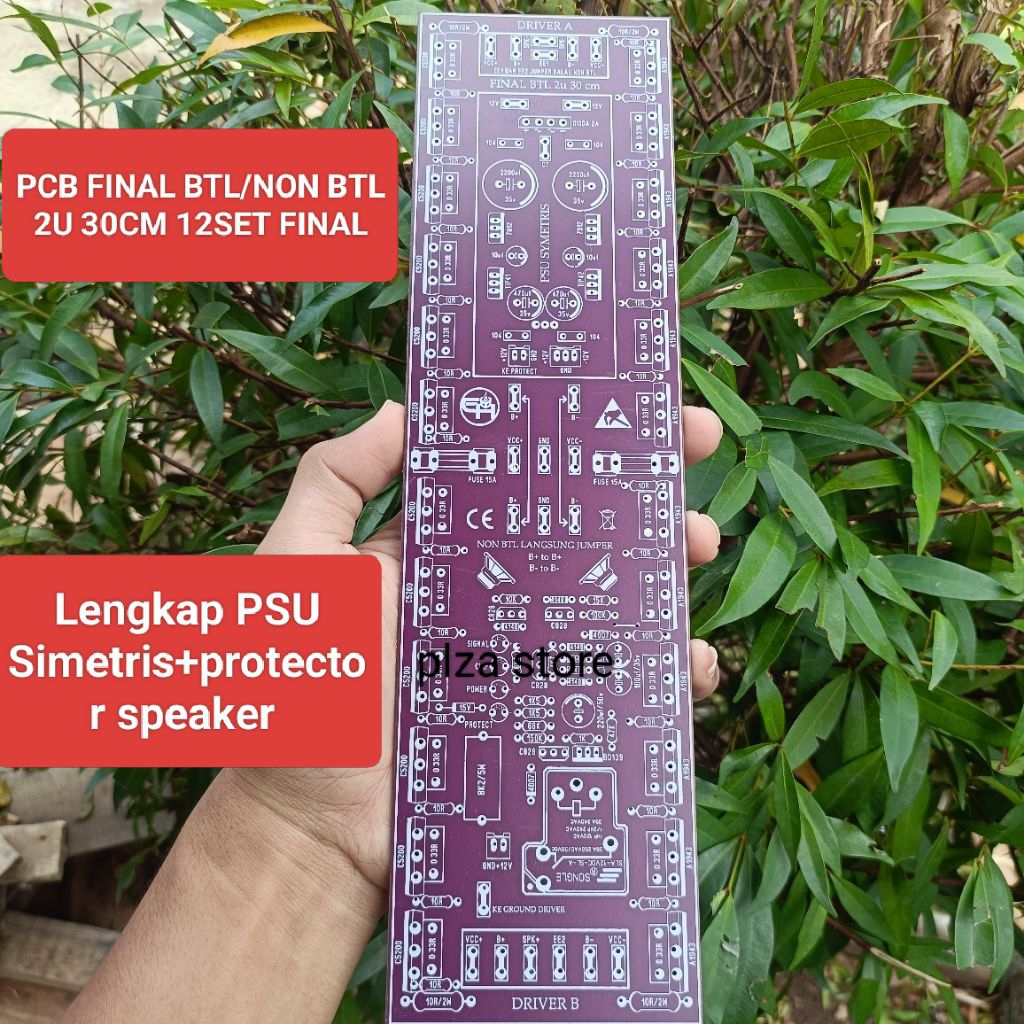 PCB FINAL BTL/NON BTL 2U 30CM 12SET FINAL