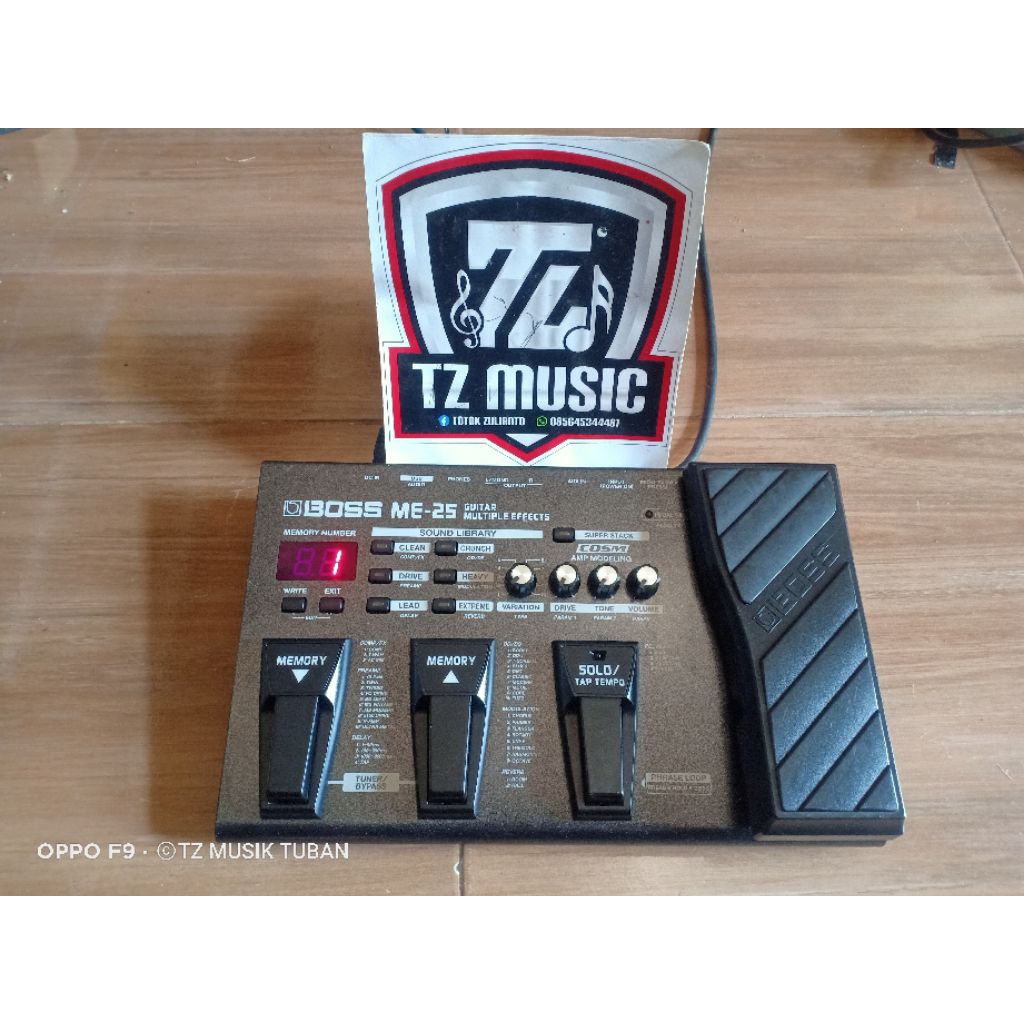 efek gitar boss me25
