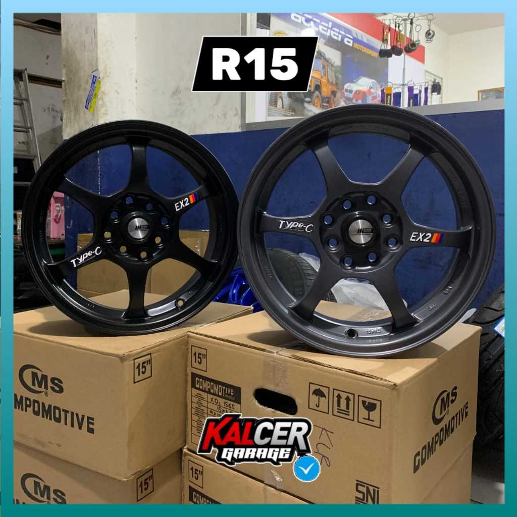 Velg Racing SSR Type C R15 Pcd 4x100-4x114,3 Untuk Mobil Agya Avanza Brio