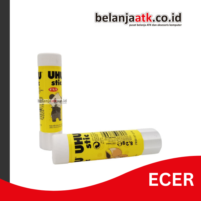 

[ECER] Lem Stick/Batang Kecil UHU 8.2 Gram