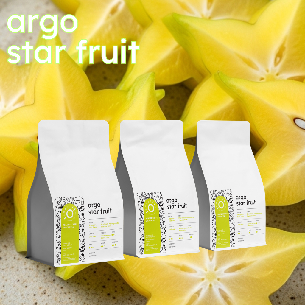 

Argo Star Fruit 200g - Kopi Arabika 100% Argopuro Hermentic Sealed V60 Pouring