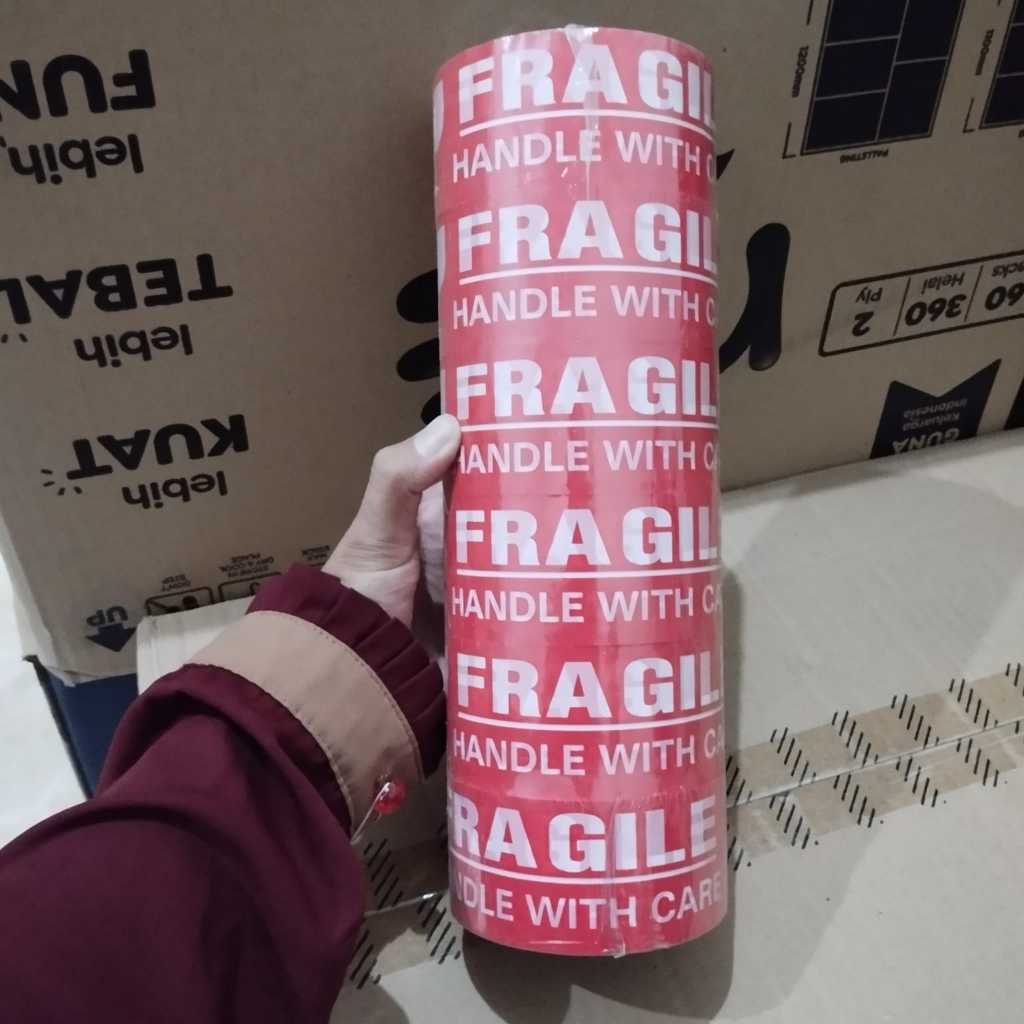 

Lakban Fragile Merah 1 Slop Isi 6 Merk Solatape