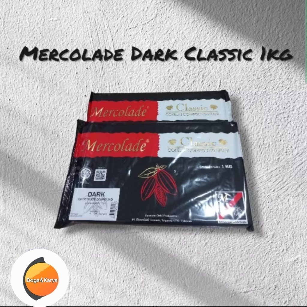 

Mercolade dark classic coklat batang 1kg