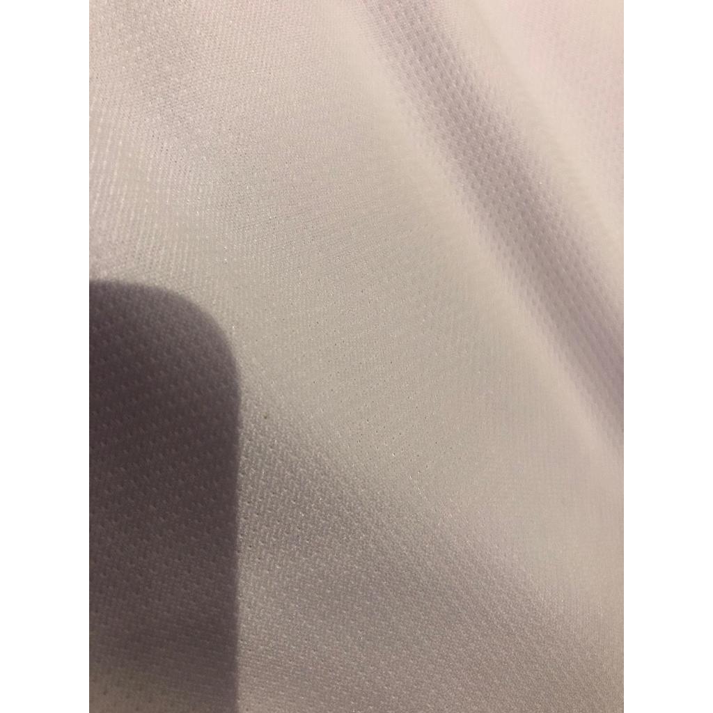 Kain Bahan Jersey Dryfit Brazil Bintik Pique Putih Premium Anti UV