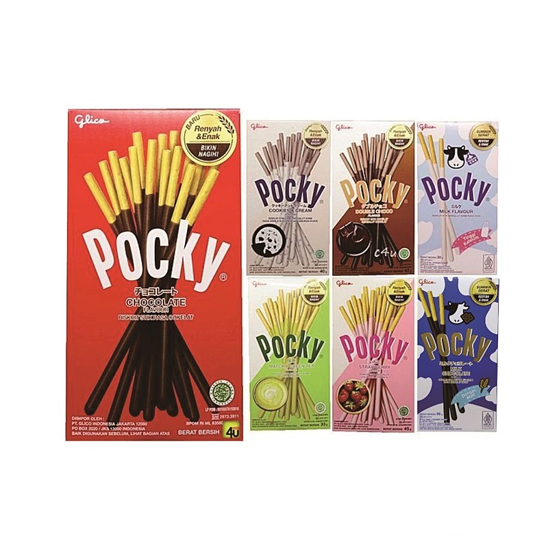 

Pocky - Biskuit Stik Salut Coklat - Reguler Size