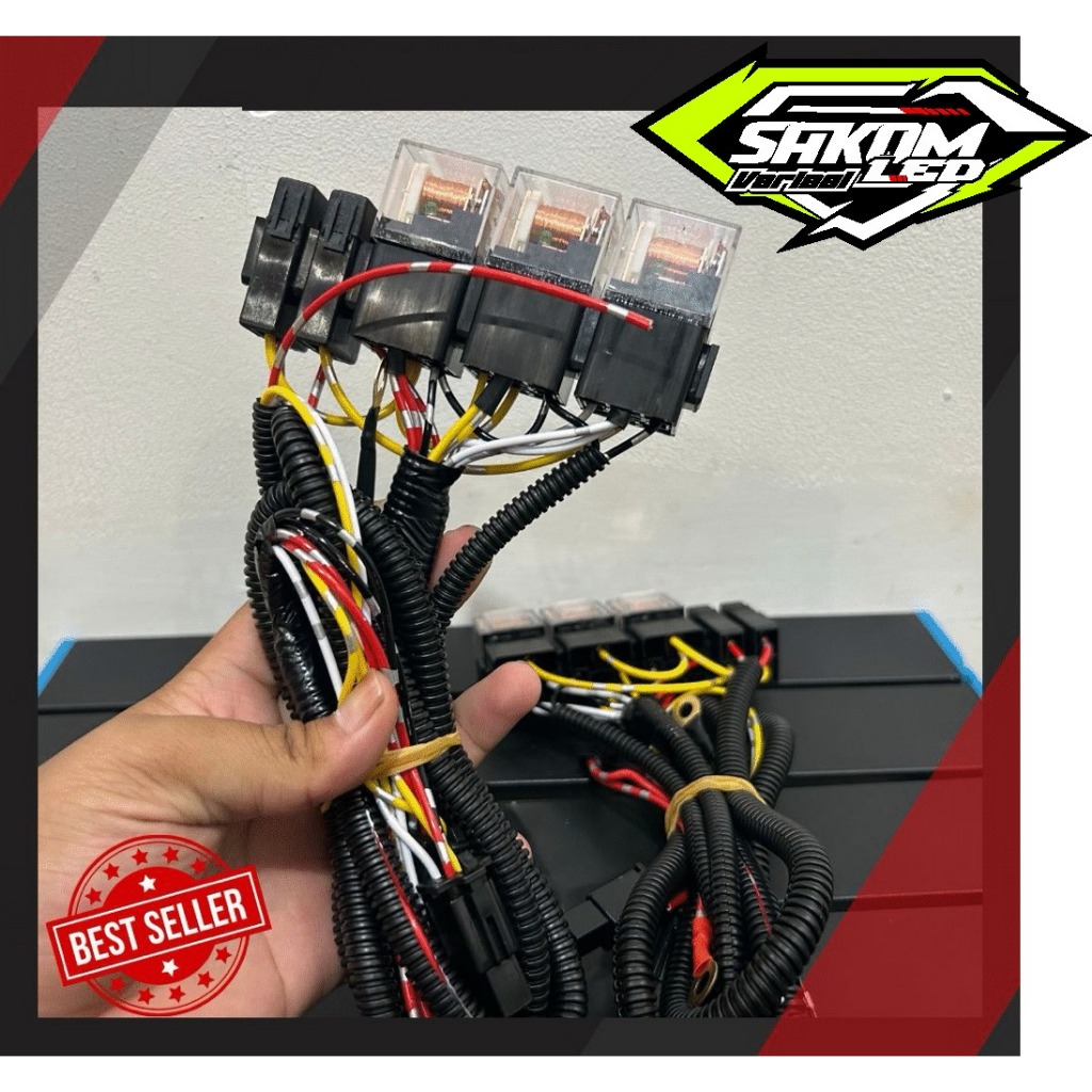 RELAY RILAI KHUSUS LAMPU TEMBAK RELAY MOBIL