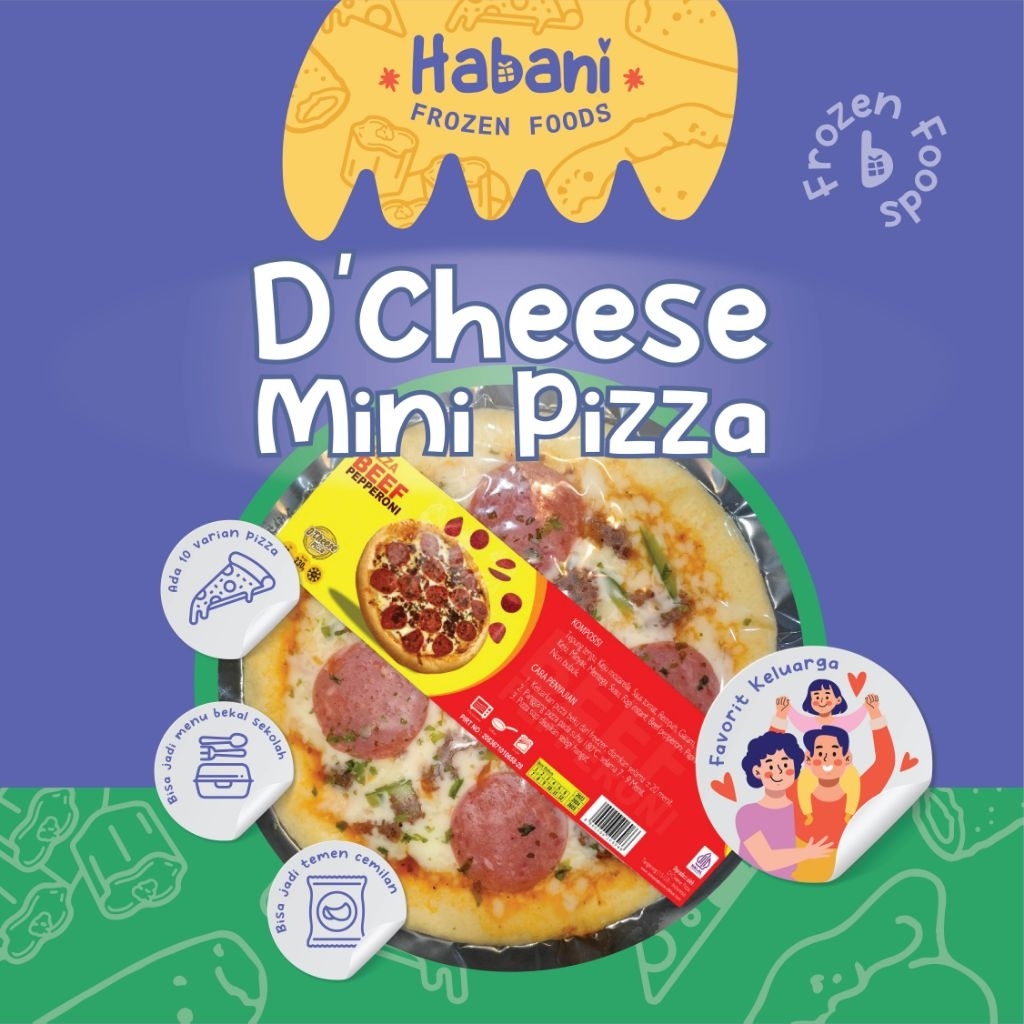 

D'Cheese Mini Pizza / Frozen Pizza